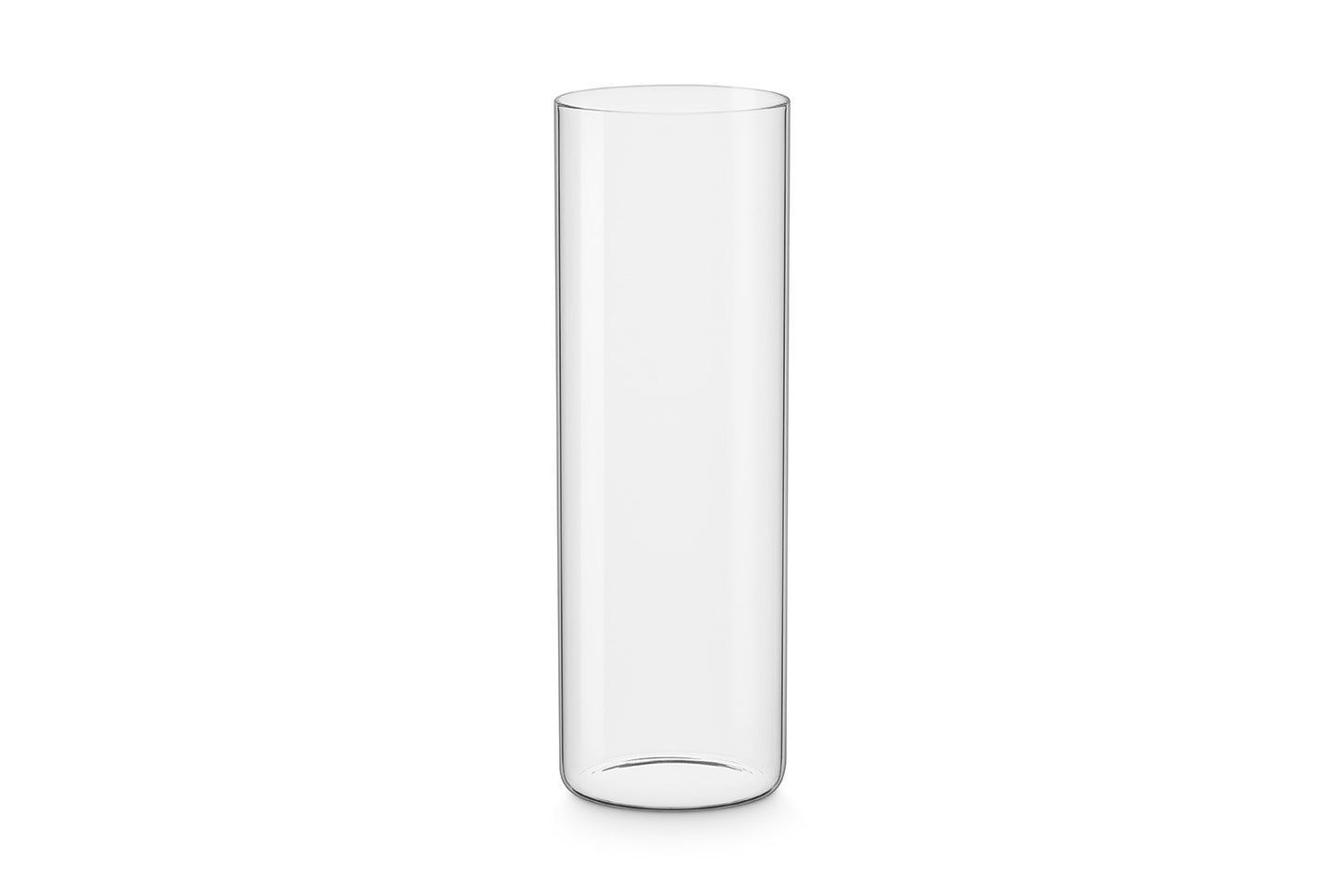 Vase, glass, 30cm x 10cm
