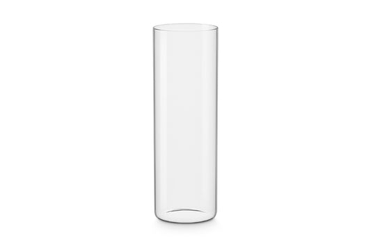 Vase, glass, 30cm x 10cm