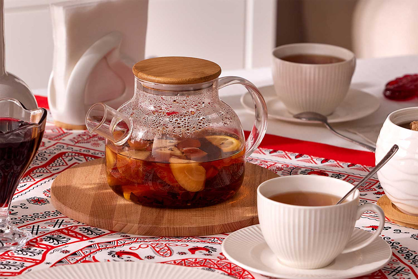 Teapot, 900ml, heat-resistant glass