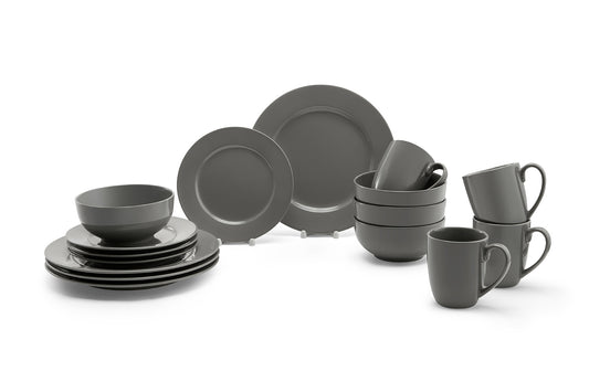 Dining set "Ocean Rock", 4 persons, 16 items, porcelain