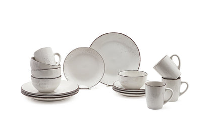 Dining set, 4 persons, 16 items, ceramics
