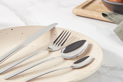 Tableware, 6 persons, 24 items, steel